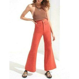 Urban Outfitters Meadow Textured Bell Bottom Pants